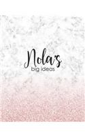 Nola's Big Ideas: Personalized Notebook - 8x10 Lined Women's Journal