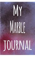 My Marble Journal: The perfect gift for the artist in your life - 119 page lined journal!