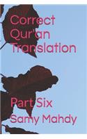 Correct Qur'an Translation