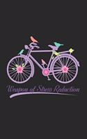 Weapon of stress reduction: 6x9 Bicycle - blank with numbers paper - notebook - notes