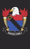 Bridge: Bridge Coat of Arms and Family Crest Notebook Journal (6 x 9 - 100 pages)