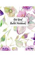 Dot Grid Bullet Notebook: Dot-It-Up Bullet Journal with 160 Dot Grid Bullet pages and Sample Creative Ideas (Flowers 2)(2 Dot-It-Up Flowers)