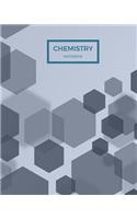 Chemistry Notebook: 122 Pages of Hexagonal Paper for Organic Chemistry Notes, 8x10 Size to Fit Inside of a Binder