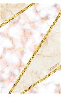 Schrift: Trendy & Hip Notitieboek Beige Roze Goud Marmer Mozaïek Design Ideaal Voor School, Studie, Recepten of Wachtwoorden(Notitieboeken En Schriften)
