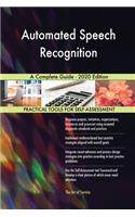 Automated Speech Recognition A Complete Guide - 2020 Edition