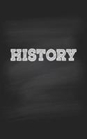 History Notebook College Ruled