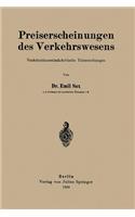 Preiserscheinungen Des Verkehrswesens