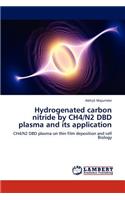 Hydrogenated carbon nitride by CH4/N2 DBD plasma and its application