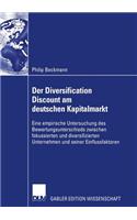 Diversification Discount Am Deutschen Kapitalmarkt