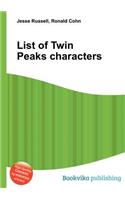 List of Twin Peaks Characters: (English)