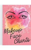 Makeup Face Charts Book