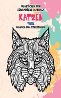 Malbücher für Erwachsene Mandala - Malbuch zum Stressabbau - Tiere - Katzen