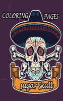 sugar skull coloring pages: sugar skull coloring pages 50 pages 6×9