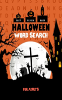 Halloween Word Search For Adults