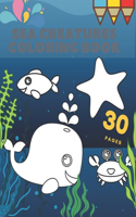 Sea Creatures Coloring Book