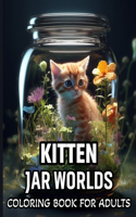 Kitten Jar World Coloring Book For Adults