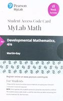 Mylab Math with Pearson Etext -- 18 Week Standalone Access Card -- For Developmental Mathematics