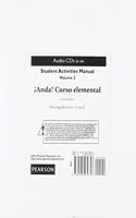 Audio CDs for Student Activities Manual for !Anda! Curso elemental, Volume 2