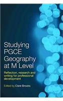 Studying PGCE Geography at M Level