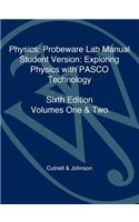 Pasco Laboratory Manual-Student Version to accompany Physics, 6e