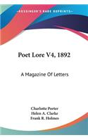 Poet Lore V4, 1892