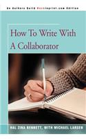 How To Write With A Collaborator