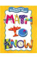 Math to Know: A Mathematics Handbook
