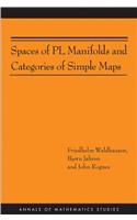 Spaces of PL Manifolds and Categories of Simple Maps (Am-186)