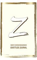 Z Men's Monogrammed Gratitude Journal