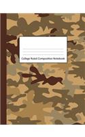 College Ruled Composition Notebook