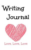 Writing Journal Love Love Love