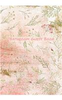 Bathroom Guest Book