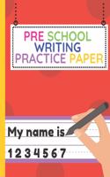 Pre School Writing Practice Paper