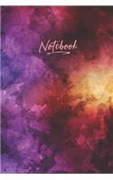 Watercolor Lined Notebook
