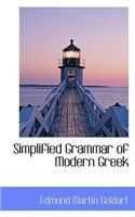 Simplified Grammar of Modern Greek
