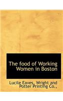 The Food of Working Women in Boston