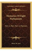 Memories of Eight Parliaments