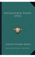 Sociological Essays (1922)