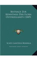 Beitrage Zur Kenntniss Der Flora Ostfriesland's (1849)