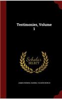 Testimonies, Volume 1: (English)