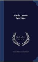 Hindu Law On Marriage