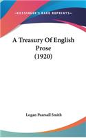 A Treasury of English Prose (1920)