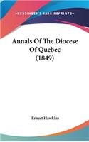 Annals of the Diocese of Quebec (1849)