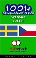 1001+ Grundlaggande Fraser Svenska - Czech: (Swedish)