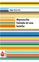 Manuscrito hallado en una botella: (low cost). Edición limitada(Ediciones Fénix)