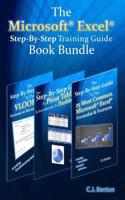 Microsoft Excel Step-By-Step Training Guide Book Bundle