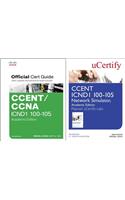 Ccent Icnd1 100-105 Official Cert Guide and Pearson Ucertify Network Simulator Academic Edition Bundle