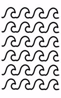 Wave Notebook: Dot Grid Paper Pages Journal 6 x 9 Inches (15,2 x 22,9 cm) - Ocean Addicted Gift Idea - Diary, Photo Album or Recipes Booklet