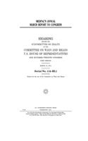 MedPAC's annual March report to Congress