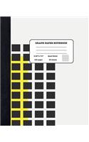 Graph Paper Notebook Quad Ruled 5x5: Geometry and Maths - Composition Notebook for Girls Boys Students - cute Notebook for College School - Geometric Shapes Design